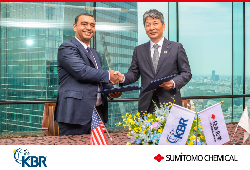 KBR and Sumitomo Chemical Form Technology Licensing Alliance for