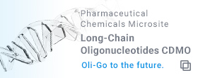 Oli-Go to the future. Pharmaceutical Chemicals Microsite Long-Chain Oligonucleotides CDMO